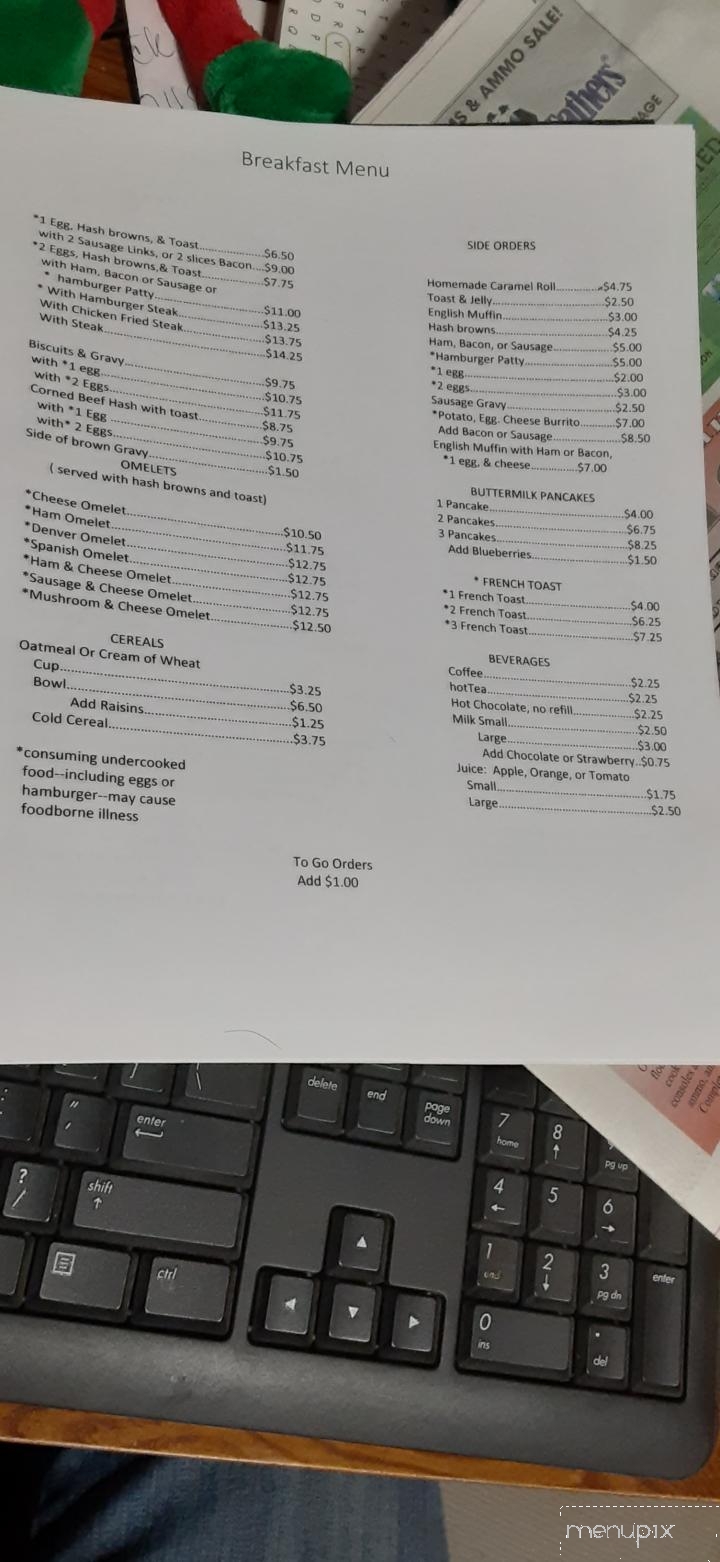 Pays Cafe - Billings, MT menu_pic