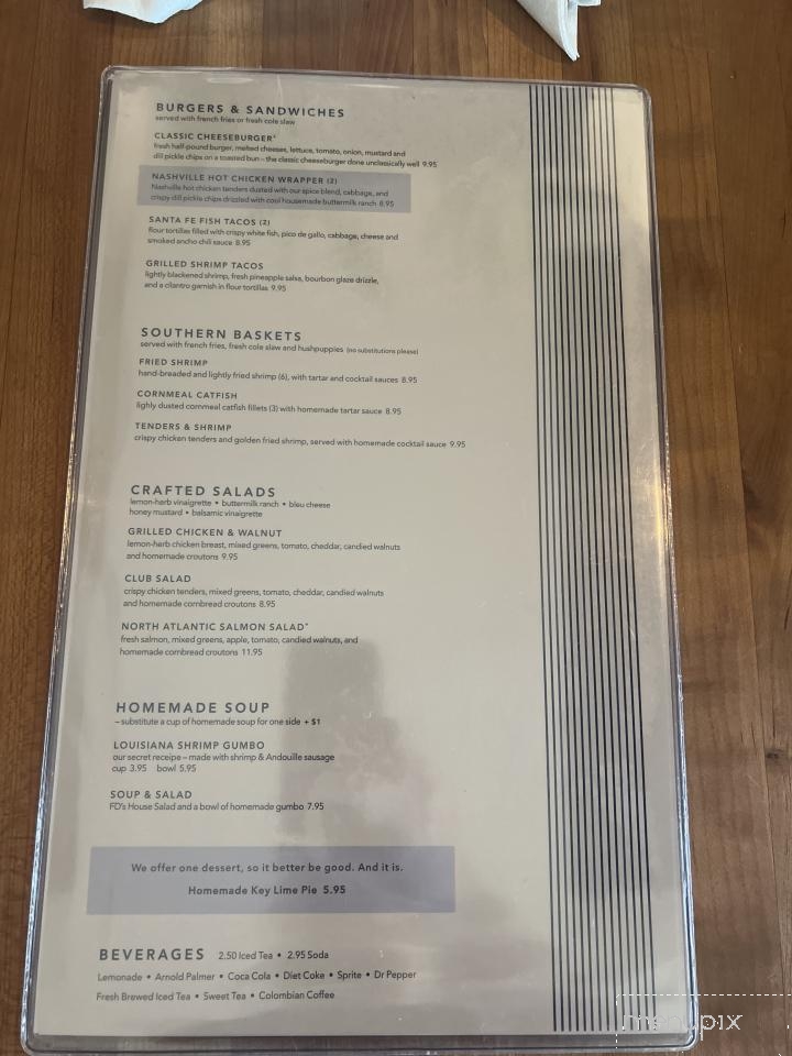 FD's GrillHOUSE - Pflugerville, TX menu_pic