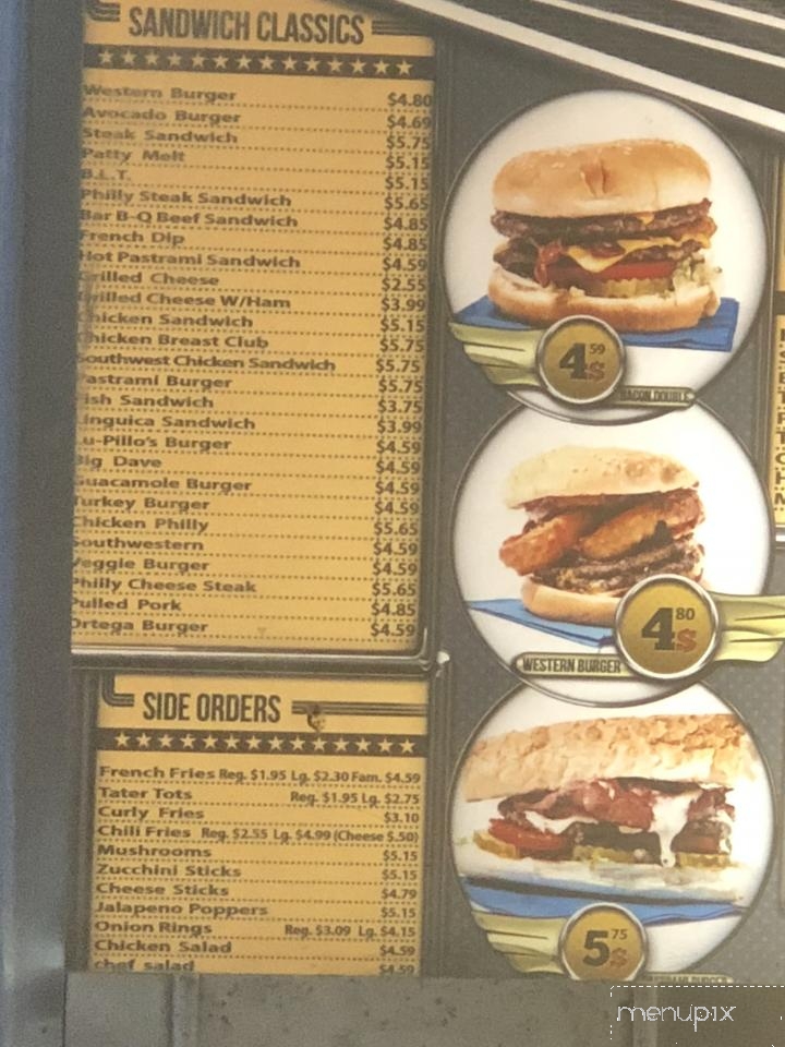 H & W Drive-In - Merced, CA menu_pic