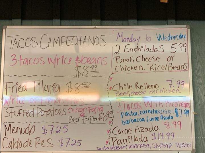 La Toska - Cedar Hill, TX menu_pic