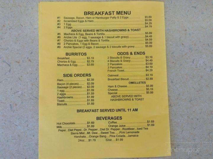 Pablo's Mexican Food - Yuma, AZ menu_pic
