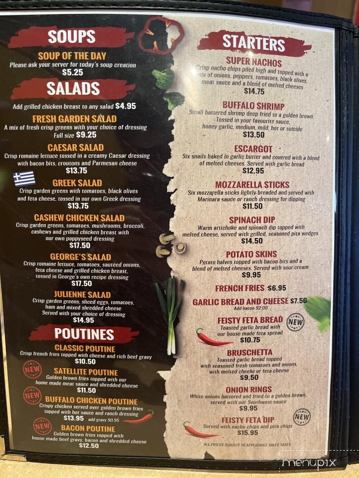 Satellite Restaurant - Chatham-Kent, ON menu_pic