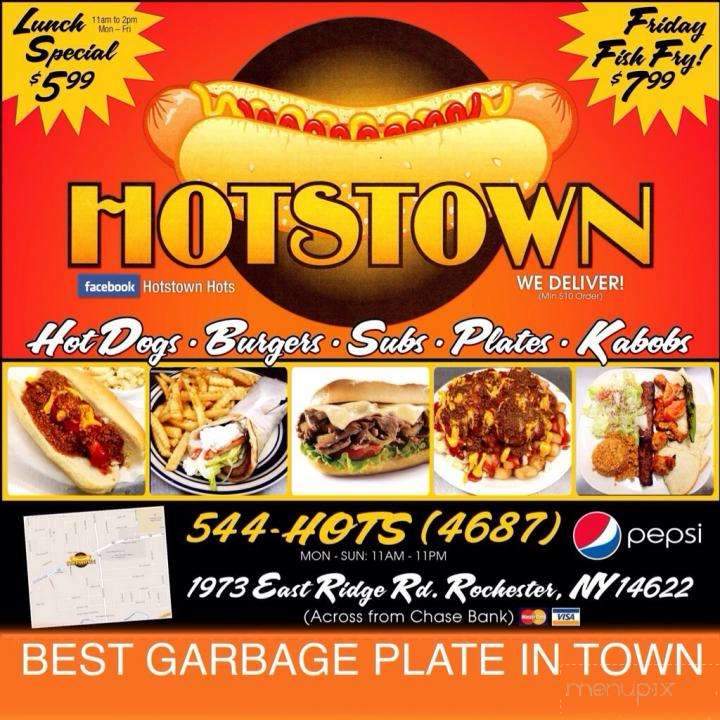 Hotstown Hots & Pizza - Rochester, NY menu_pic