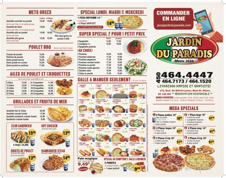 Jardin du Paradis - Mont-Saint-Hilaire, QC menu_pic