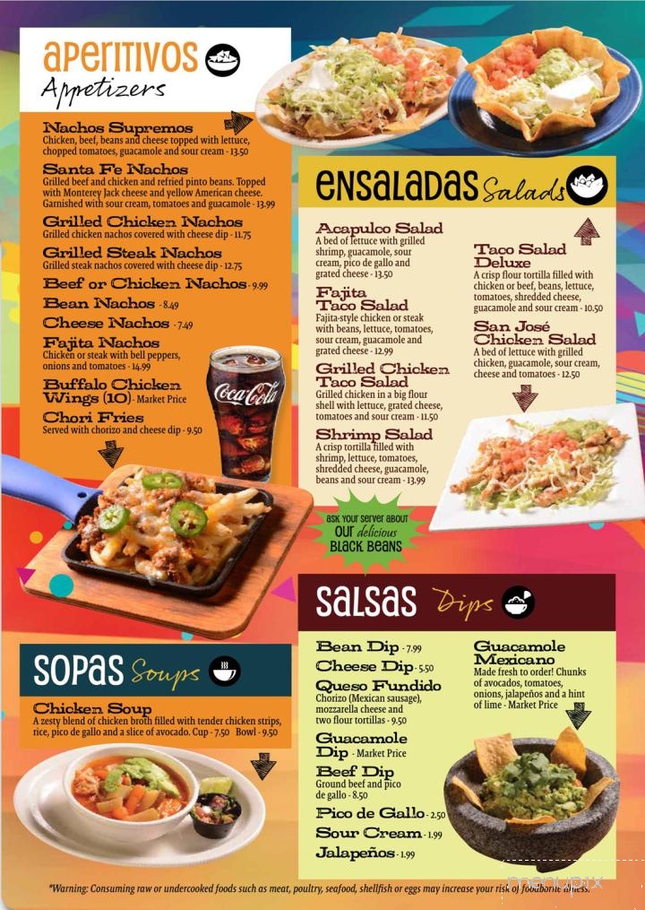 Fiesta Mexicana - Benson, NC menu_pic