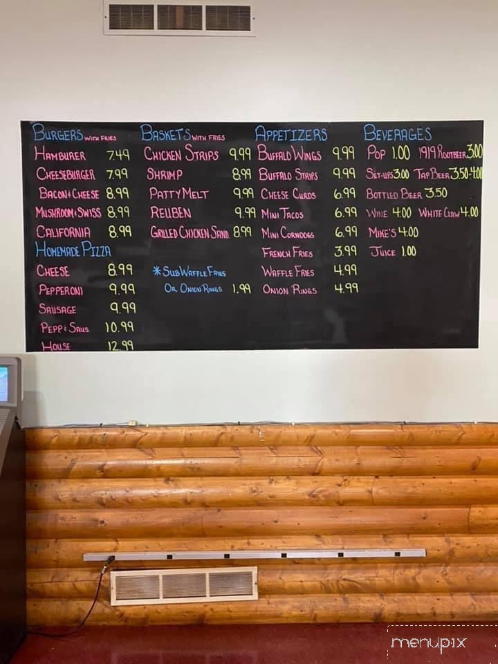 Rustic Trail - Palisade, MN menu_pic