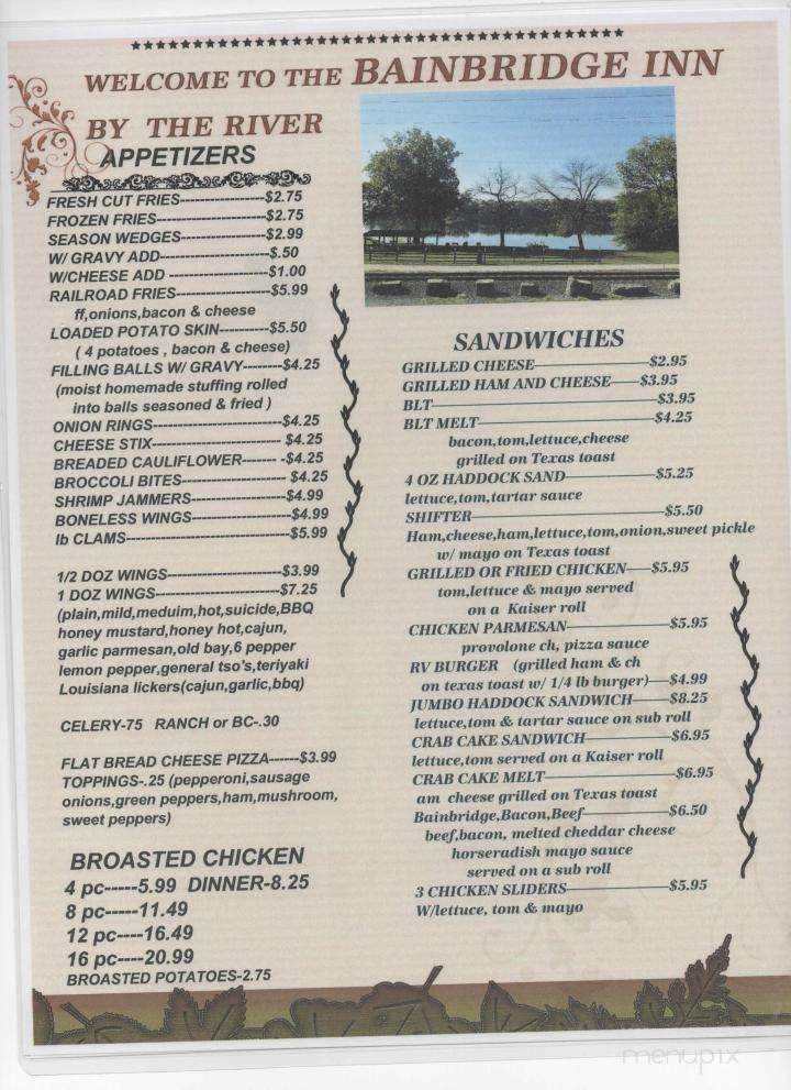 Bainbridge Inn - Bainbridge, PA menu_pic