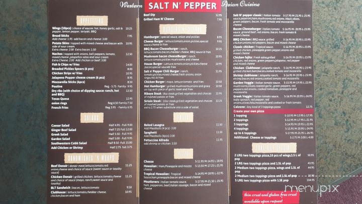 Salt 'n Pepper Western  and Asian Restaurant & Lounge - Breton, AB