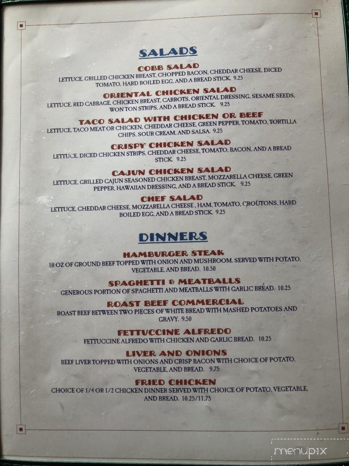 Brad's Home Plate - Le Center, MN menu_pic