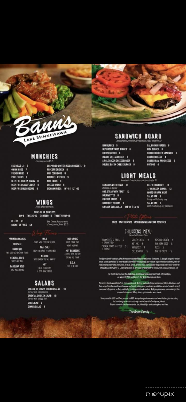 Bann's Bar & Restaurant - Mcgregor, MN