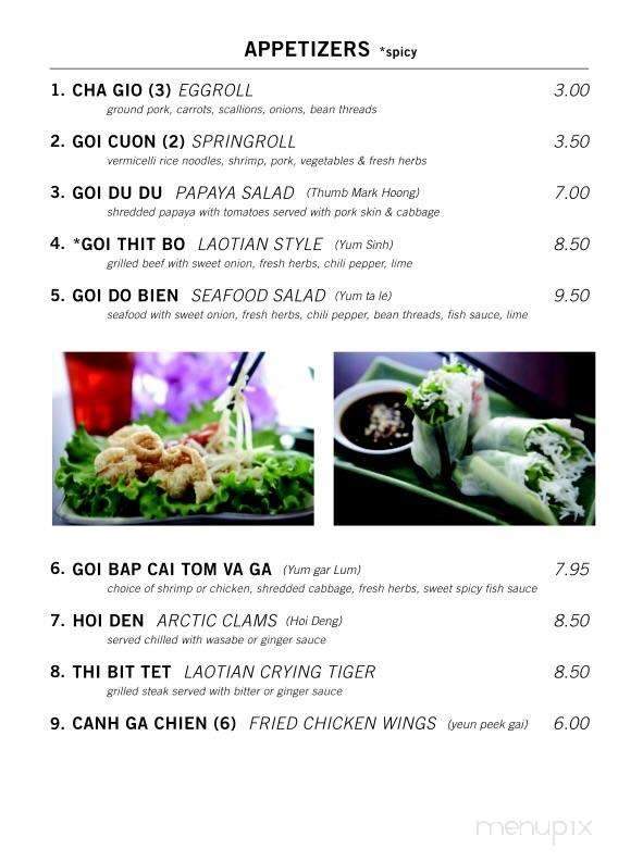 Indochine Cafe - Columbus, OH menu_pic