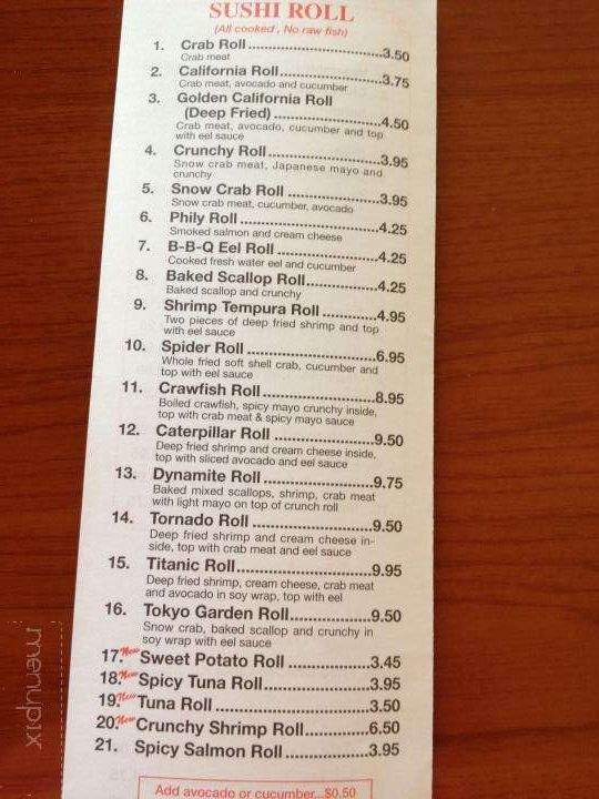 Tokyo Express - Jackson, MS menu_pic
