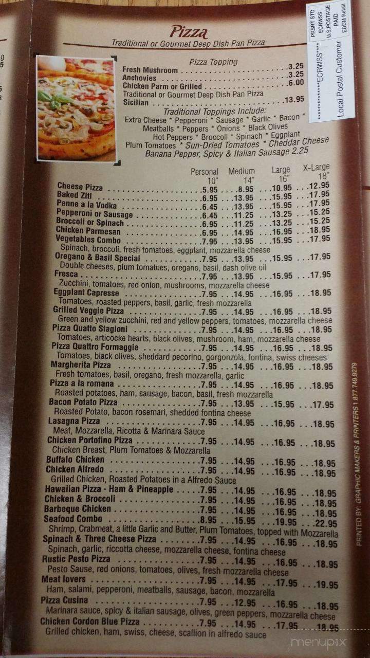 Sal's Pizza - Spring Valley, NY menu_pic