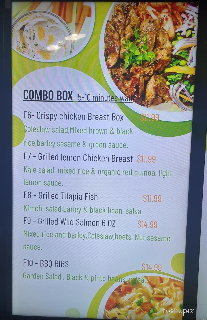 MQ Healthy Food - Millbrae, CA menu_pic