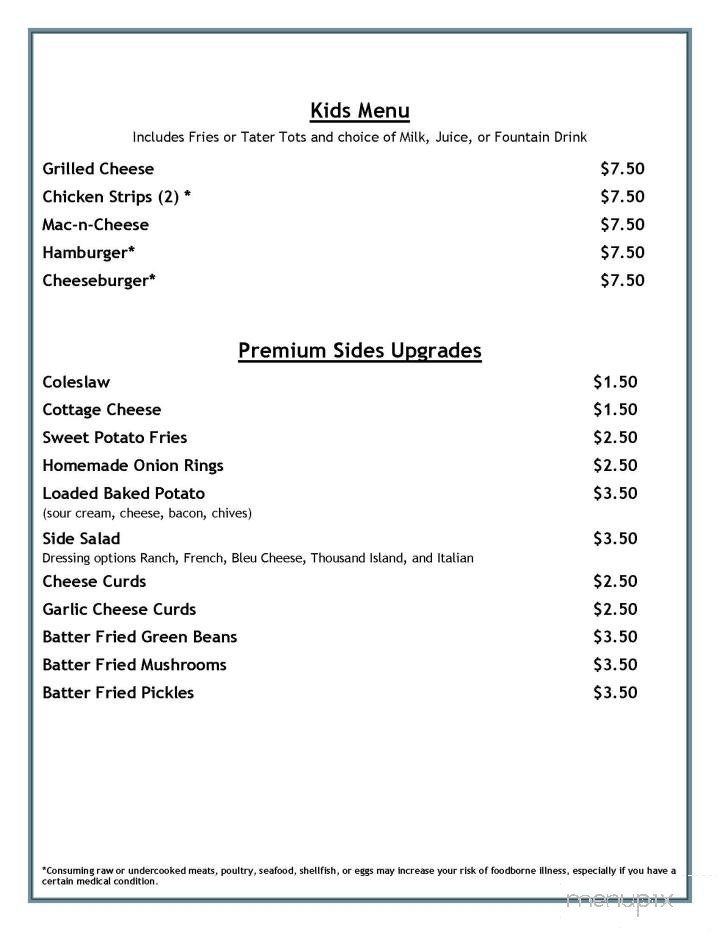 Pickwick Inn - Winona, MN menu_pic