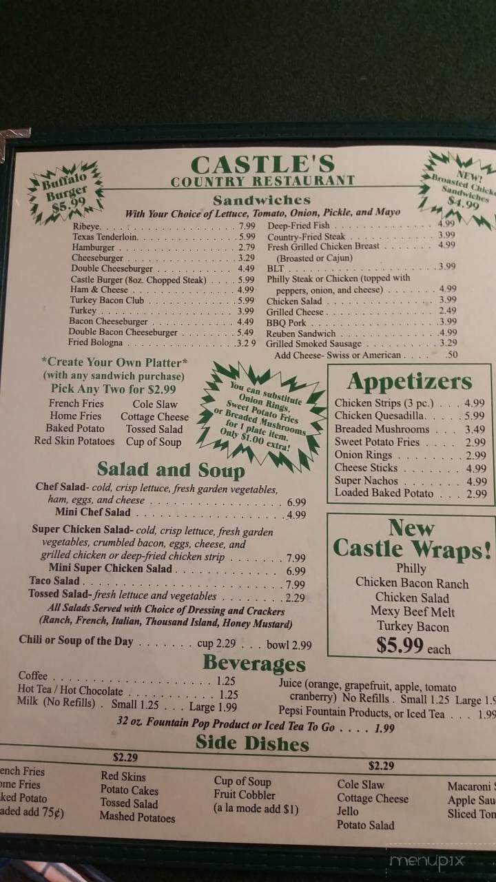Castles Country Restaurant - Mechanicsburg, OH