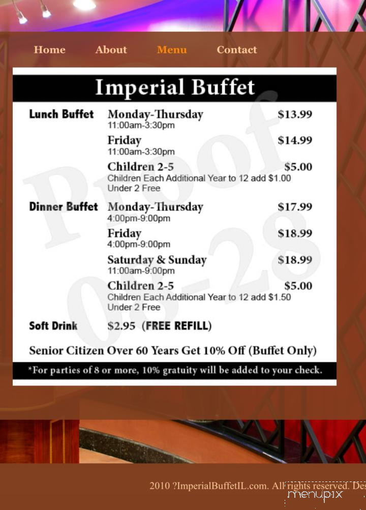 Imperial Buffet - Normal, IL