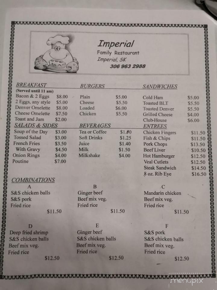 Imperial Family Restaurant - Imperial, SK