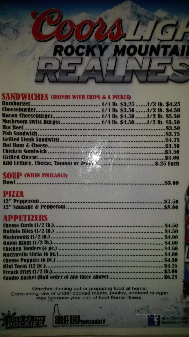 Happy Hour Bar - Bloomer, WI menu_pic