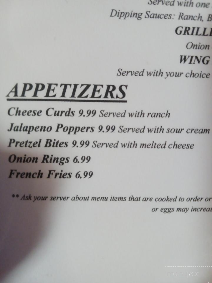 Johnnie's Bar - Cheboygan, MI menu_pic