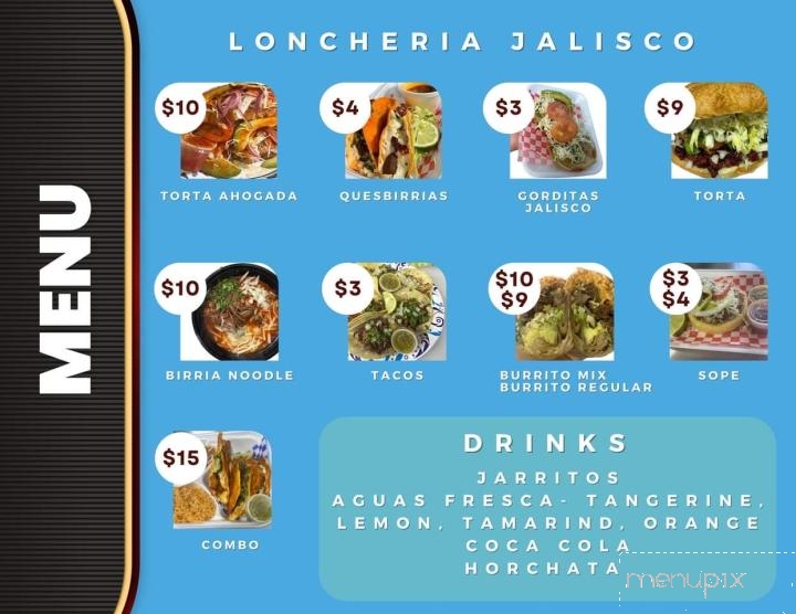 Loncheria Jalisco - The Dalles, OR menu_pic