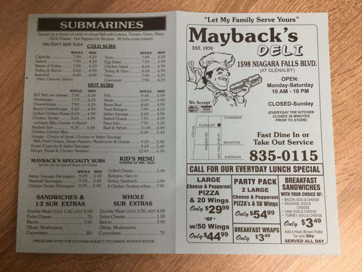 Mayback's Deli - Tonawanda, NY