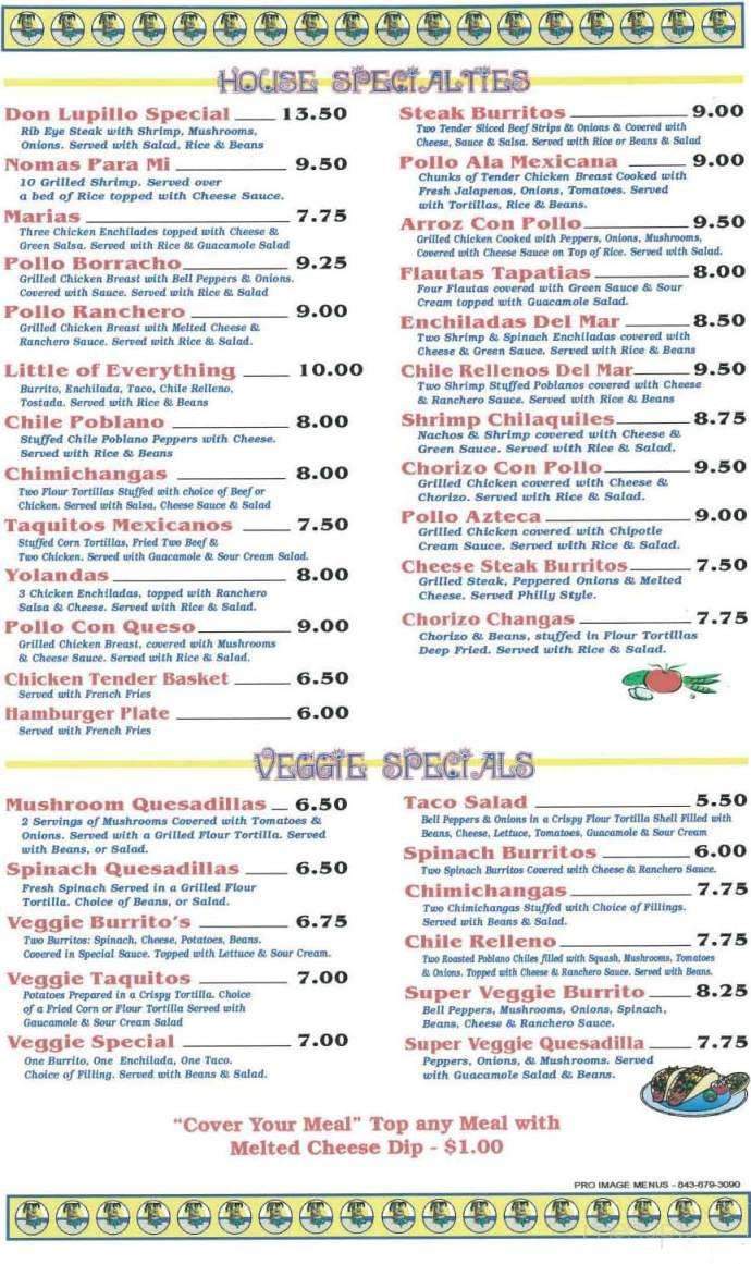 Las Palmas Family Mexican - Florence, SC menu_pic