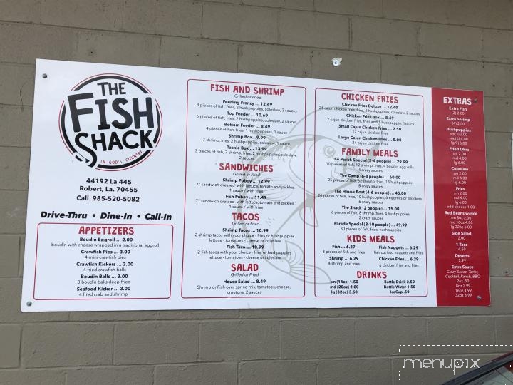 Crazy Cajuns Fish Shack - Meraux, LA menu_pic