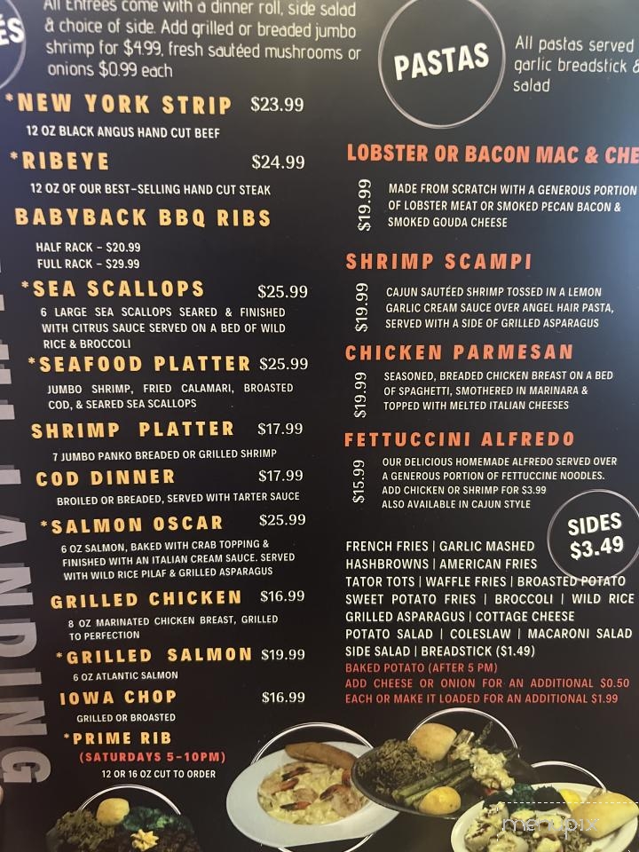 Delhi Landing - Delhi, IA menu_pic