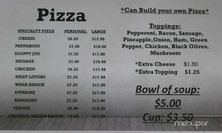 Wana-Cup Restaurant - Shipshewana, IN menu_pic