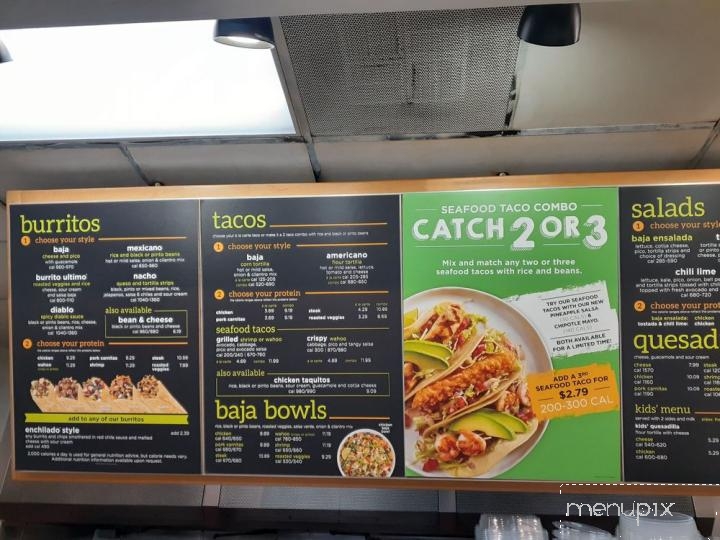Baja Fresh Mexican Grill - Marina Del Rey, CA menu_pic