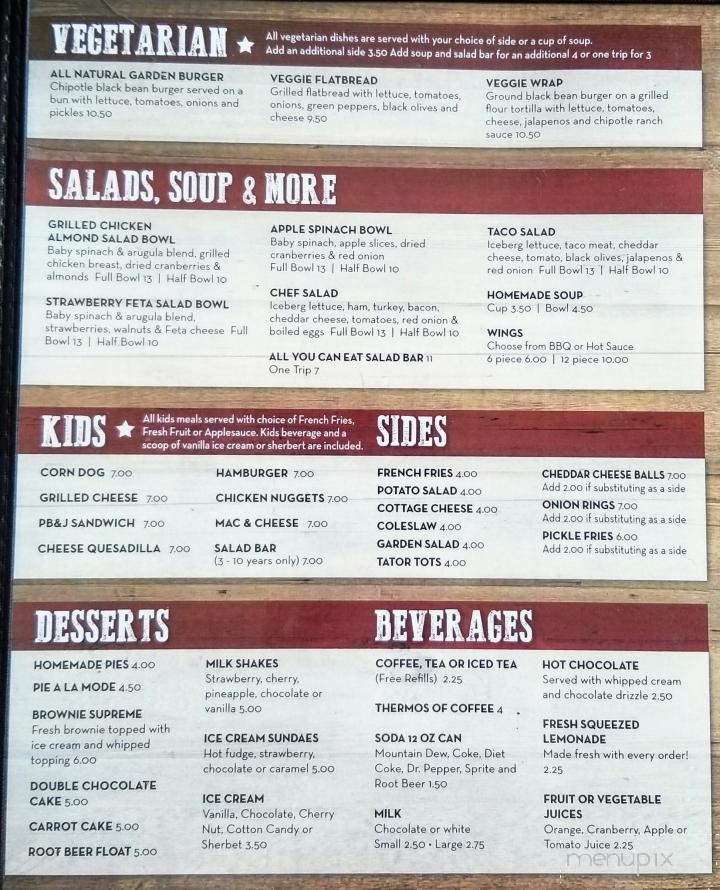 Star Family Restaurant - Murdo, SD menu_pic