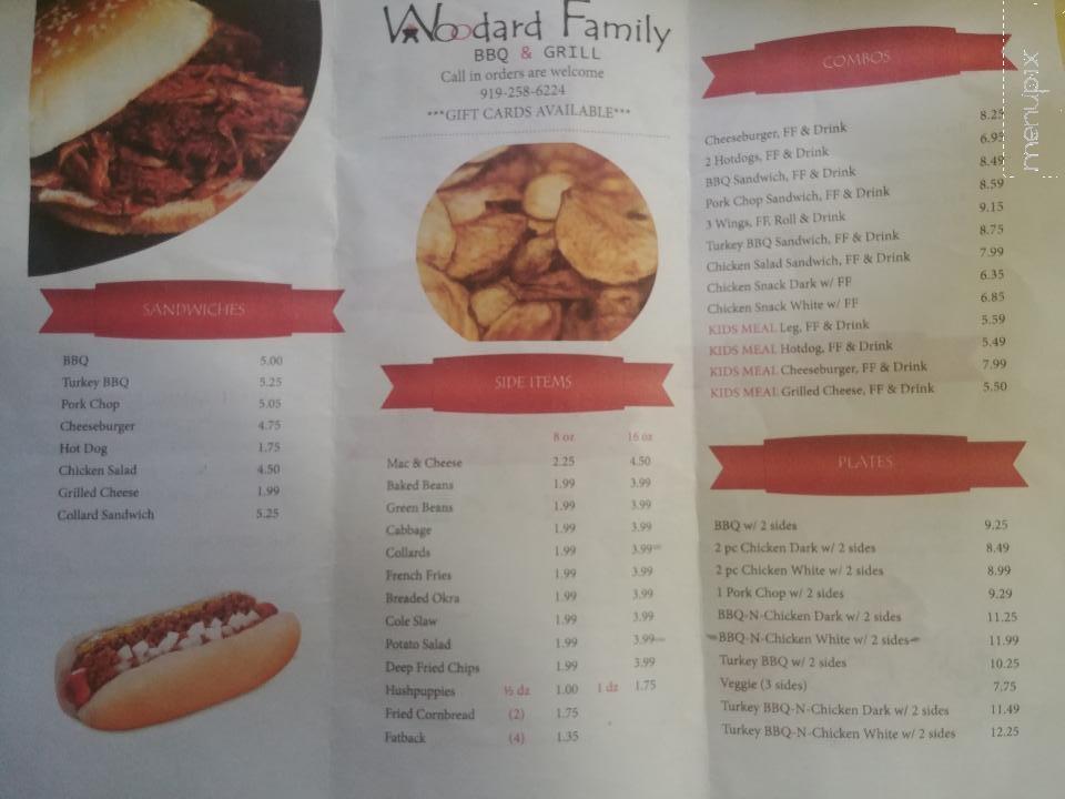 Woodard Family BBQ & Grill - Broadway, NC
