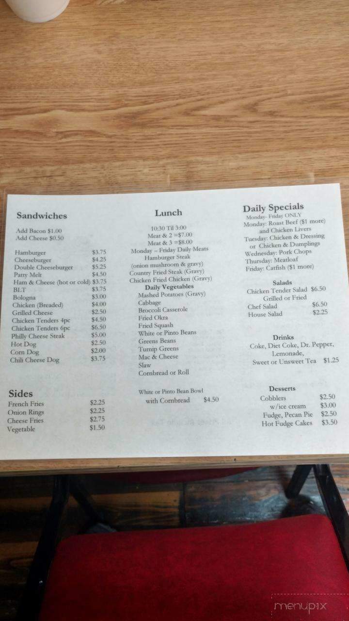 The GLADE DINER - Mount Juliet, TN menu_pic