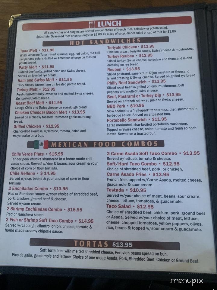 Top Town Cafe - Crestline, CA menu_pic