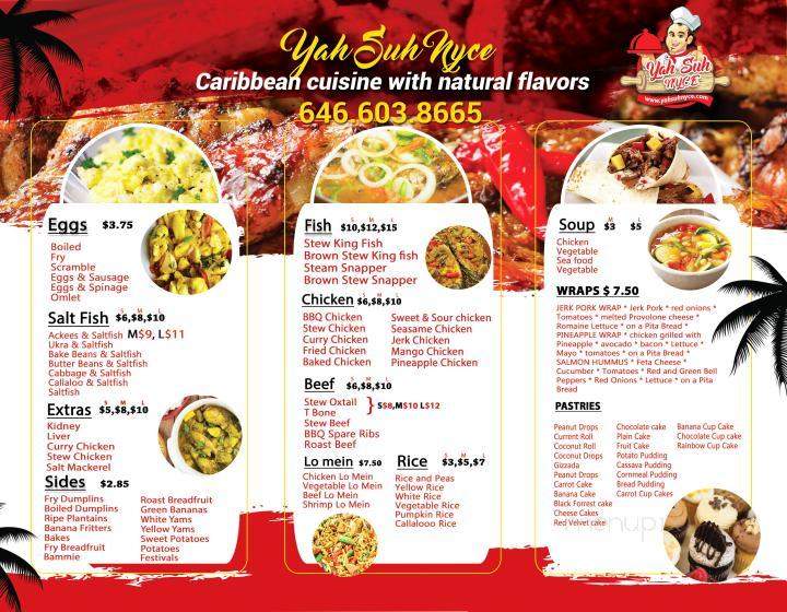 Yah Suh Nyce - Brooklyn, NY menu_pic