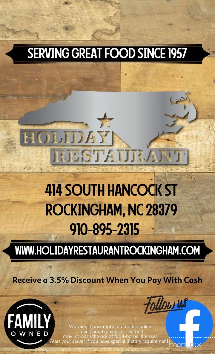Holiday Restaurant - Rockingham, NC