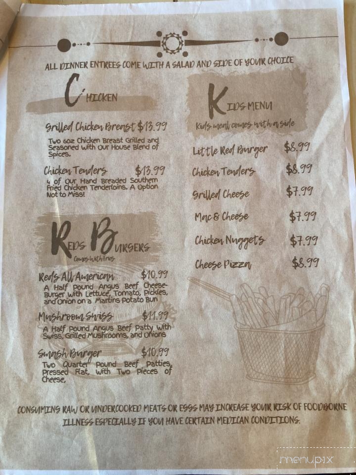 The Little Red Restaurant - Fairfield Bay, AR menu_pic