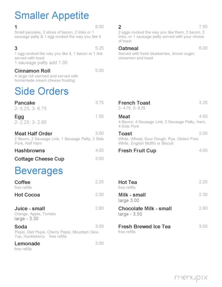 Branding Iron Cafe - White Sulphur Springs, MT menu_pic