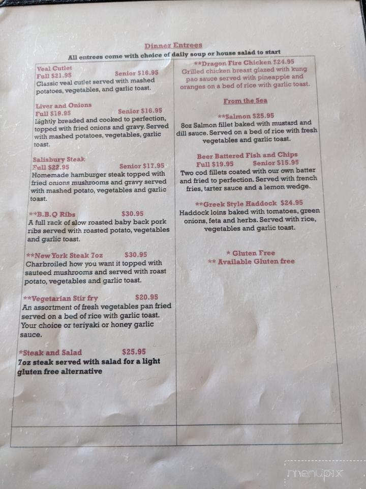 The Grill - Blue River, BC menu_pic
