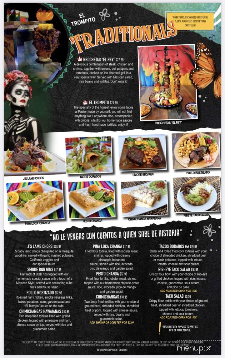 El Trompo - West Chester, OH menu_pic