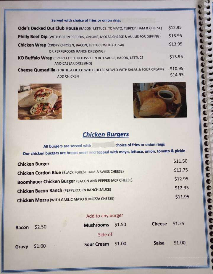 Strawberry Junction - Kinuso, AB menu_pic