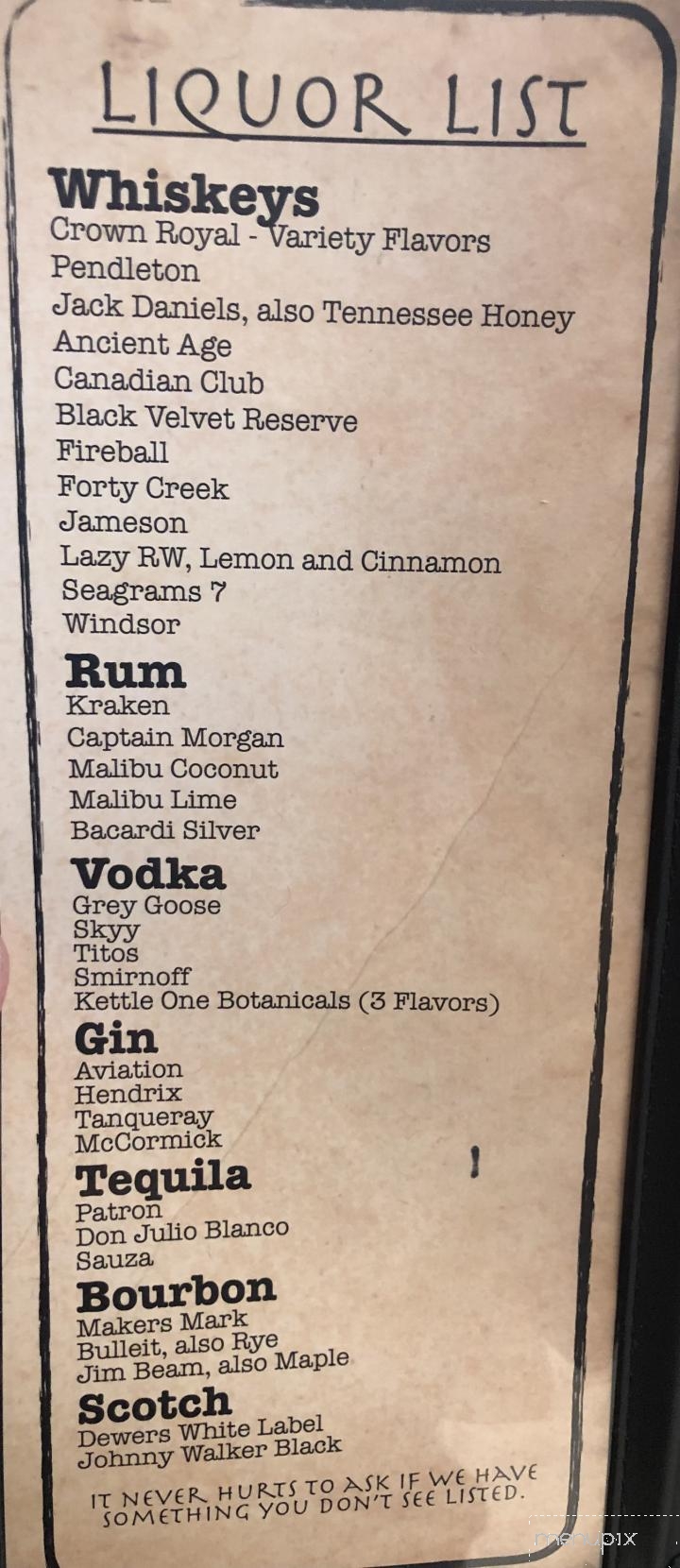 Sand Hills Corral - Thedford, NE menu_pic