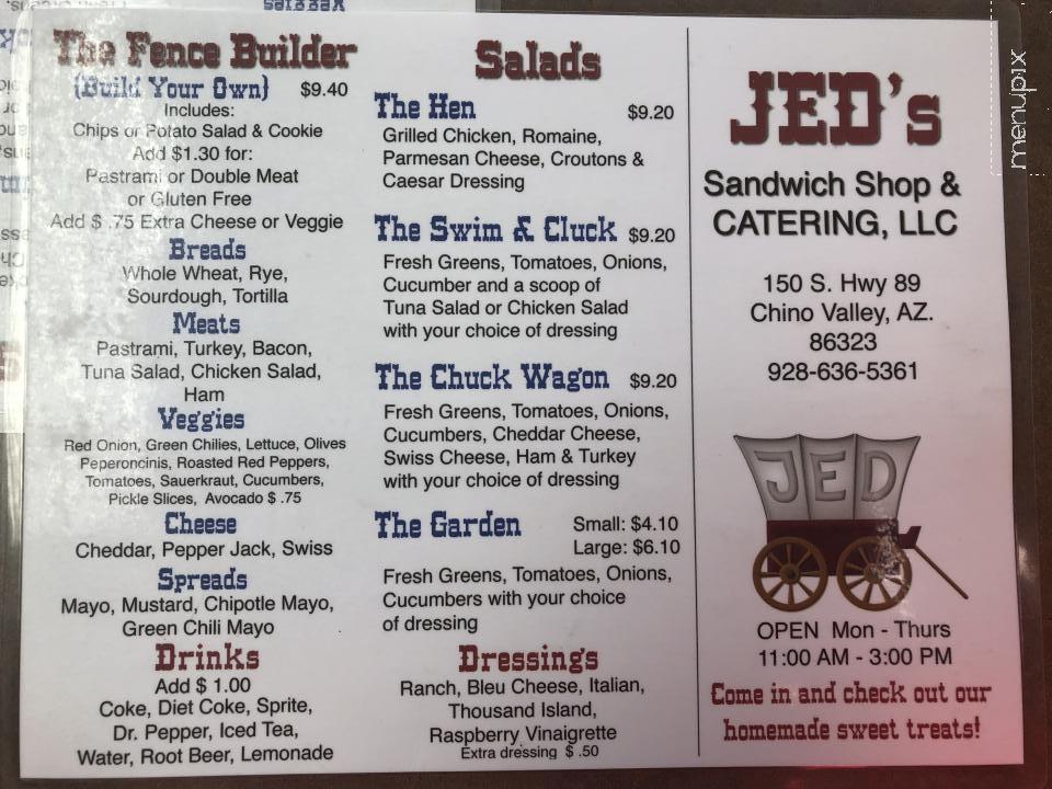 Jed's Sandwich Shop & Catering - Chino Valley, AZ