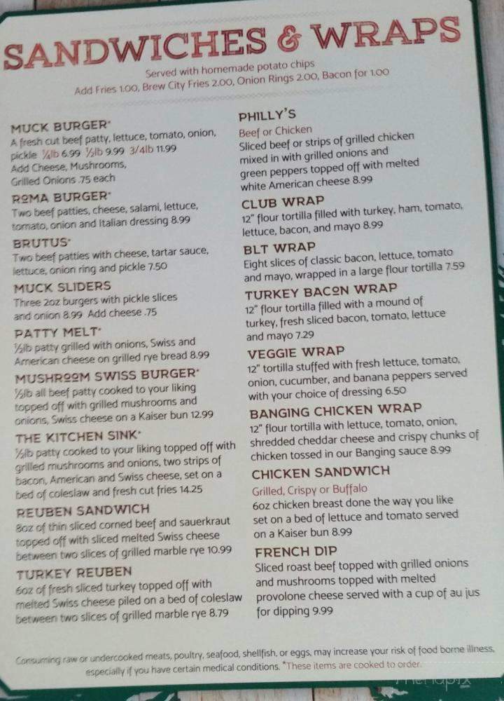Camp Runinmuck Lodge - Lakeside Marblehead, OH menu_pic