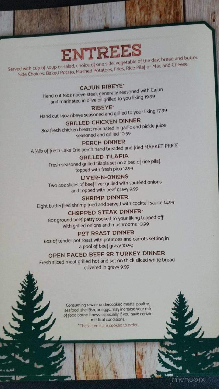 Camp Runinmuck Lodge - Lakeside Marblehead, OH menu_pic
