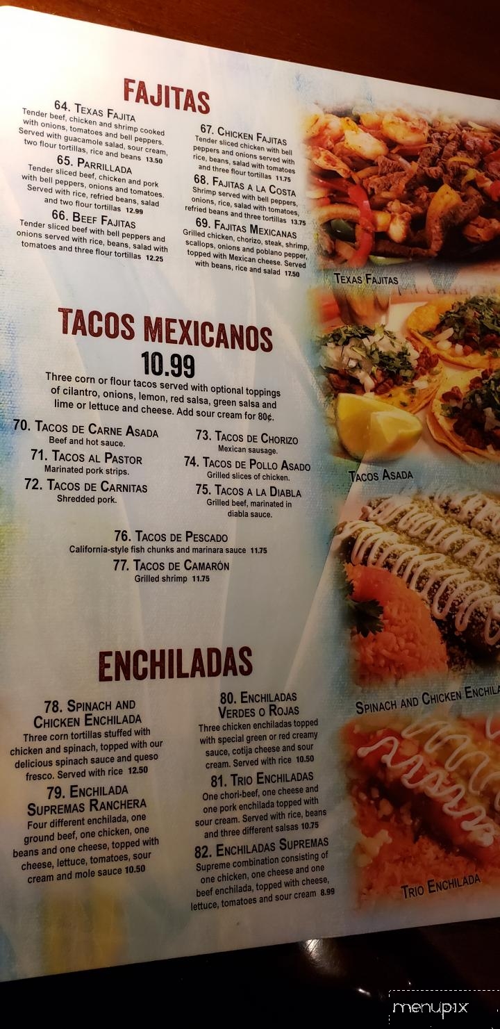 Mexico Viejo - Taylorsville, NC menu_pic
