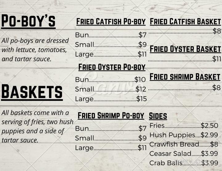 new orleans food and spirits menu covington