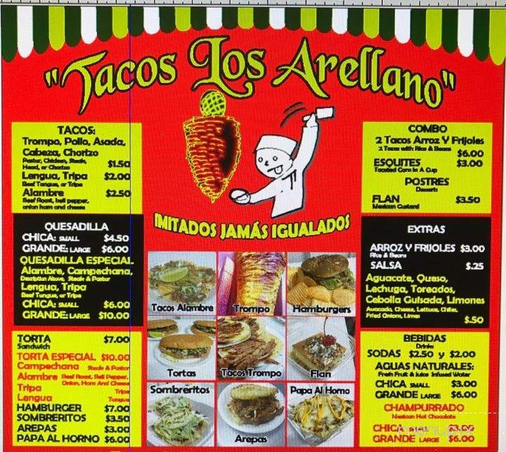 Tacos los Arellano - Tulsa, OK menu_pic
