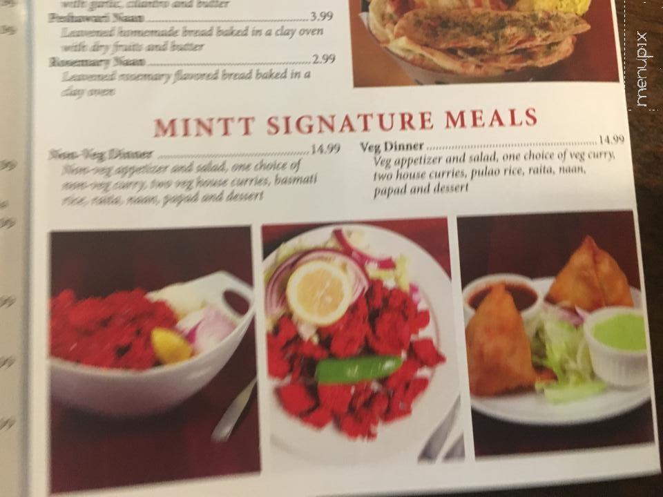 Mintt Indian Cuisine - Monroeville, PA menu_pic